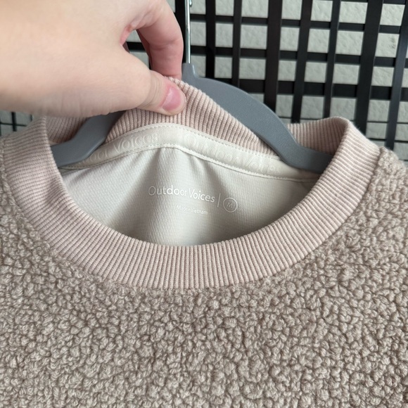 Outdoor voices megafleece wool blend pullover sweatshirt - Picture 2 of 7